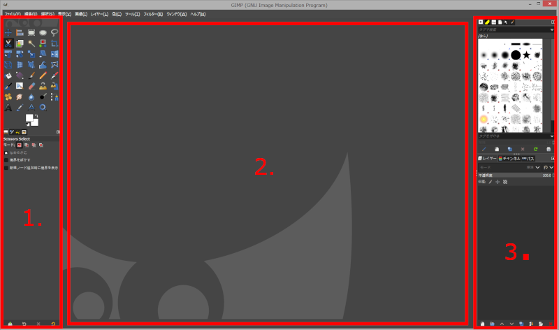 主なウィンドウ