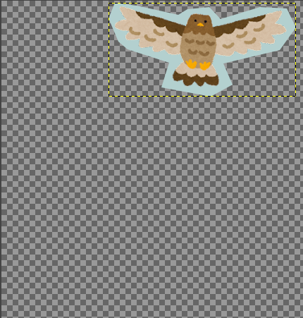 フローティング選択範囲